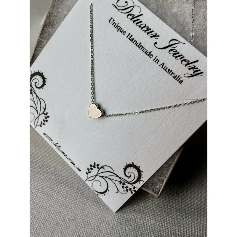 Heart Choker Necklace - Deluxur