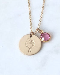 Mum And Baby Necklace-Deluxur