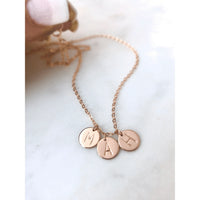 Luna Initial Necklace-Deluxur