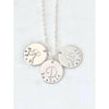 Amore Initial and Date Necklace-Deluxur