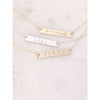 Initial Bar Necklace-Deluxur