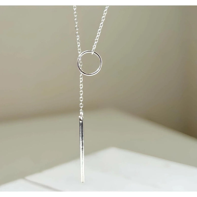 Lariat Long Necklace - Deluxur