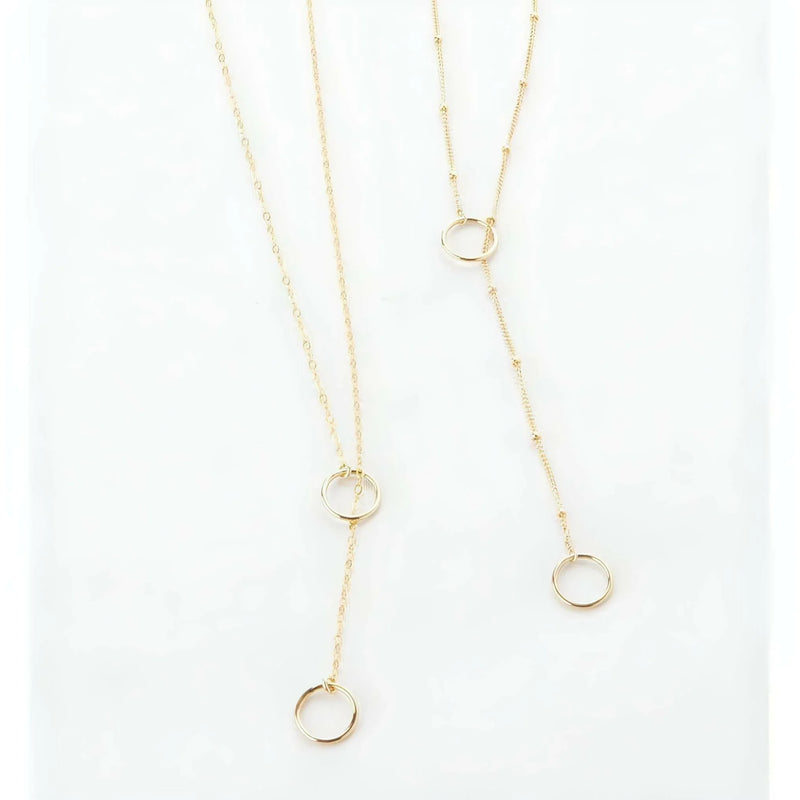 Lariat Long Necklace - Deluxur