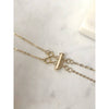Layered Necklace Spacer Clasp-Deluxur