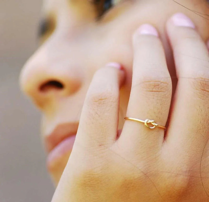 Love Knot Stacking Ring - Deluxur