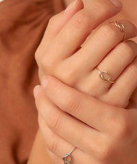 Love Knot Stacking Ring - Deluxur