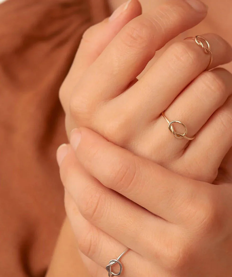 Love Knot Stacking Ring - Deluxur
