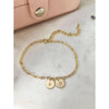Luna Initial Bracelet-Deluxur