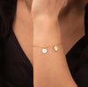 Luna Initial Bracelet-Deluxur