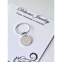 Mila Silver Love Knot and Disc Ring-Deluxur