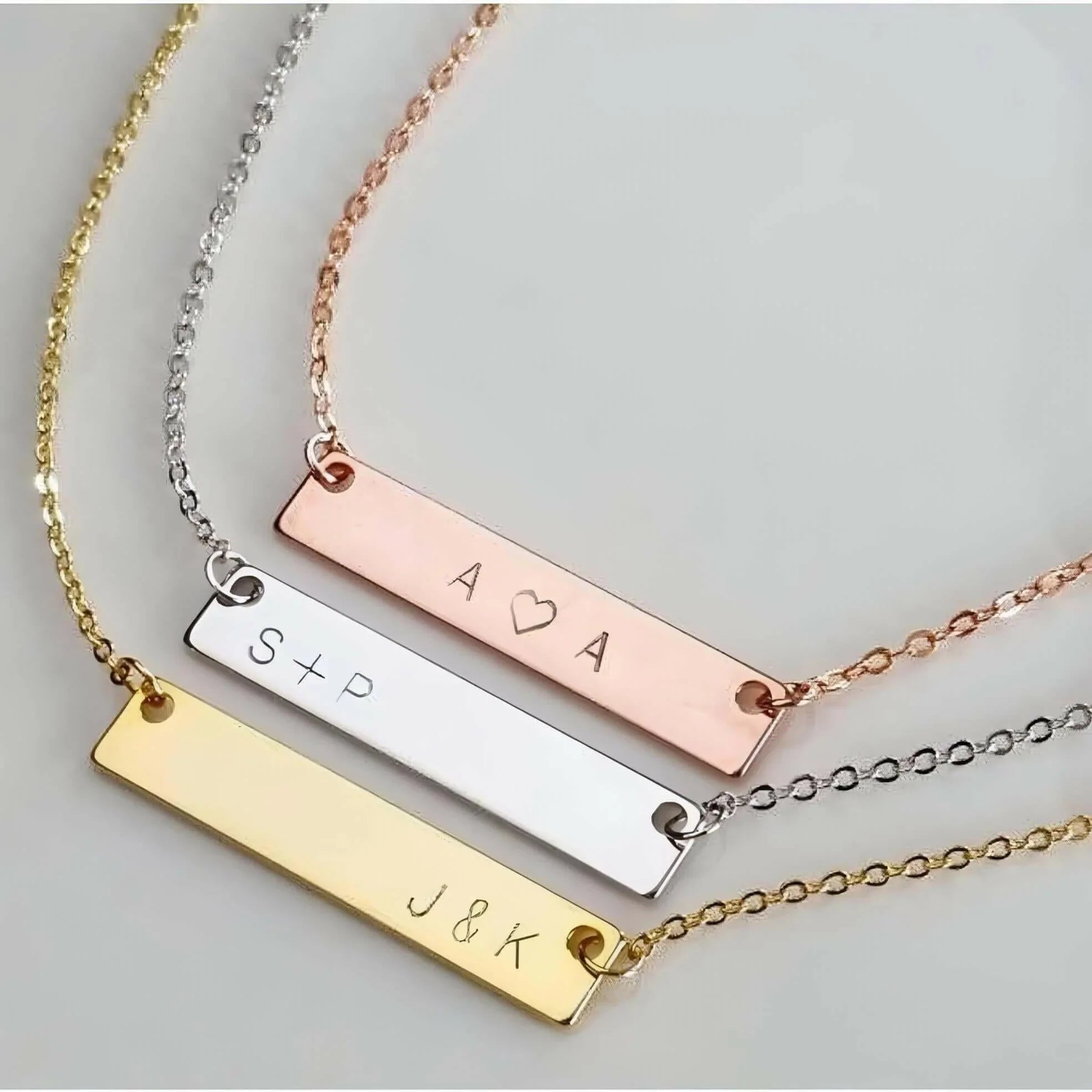 Minimal BAR Necklace-Deluxur