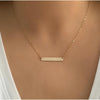 Minimal BAR Necklace-Deluxur