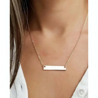 Minimal BAR Necklace-Deluxur