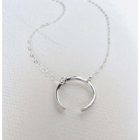 Moon Crescent Necklace - Deluxur