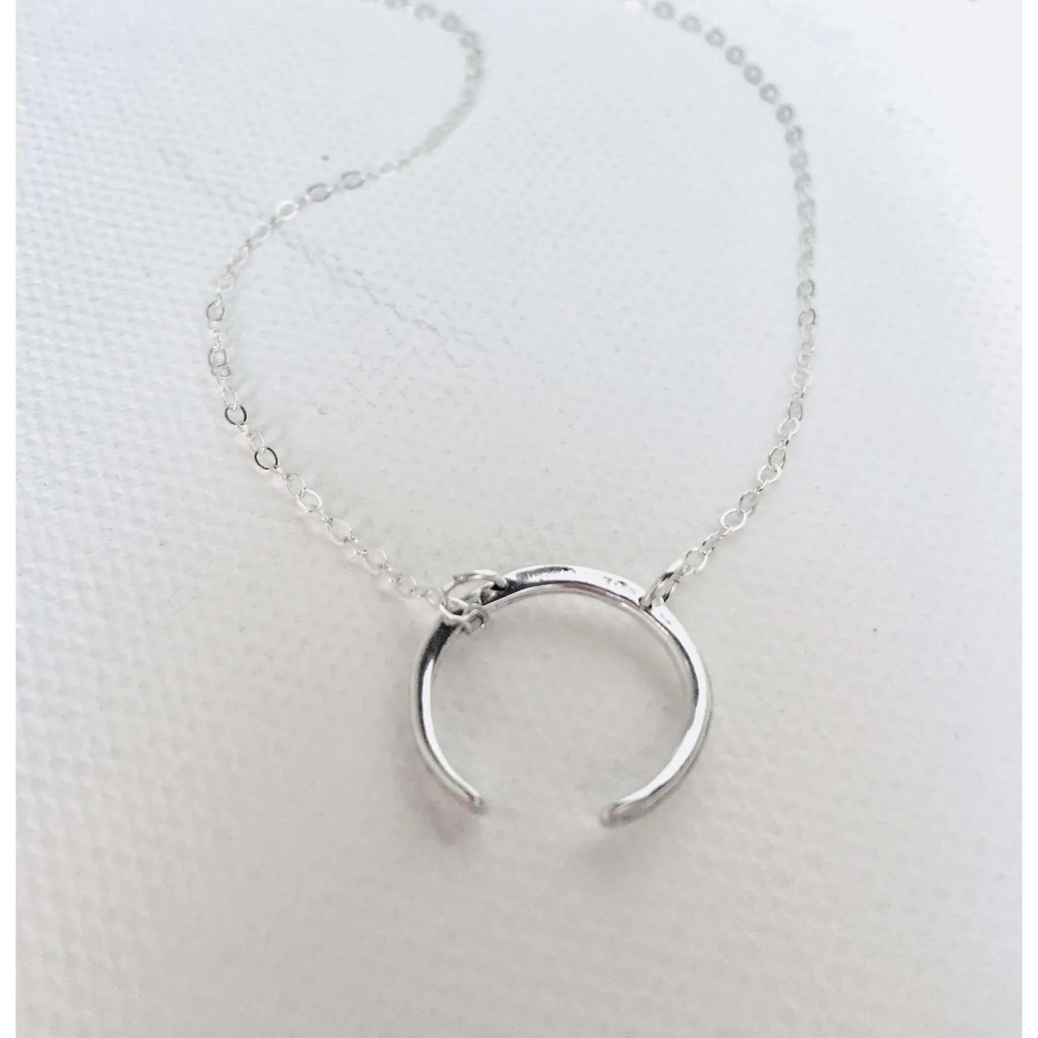 Moon Crescent Necklace - Deluxur