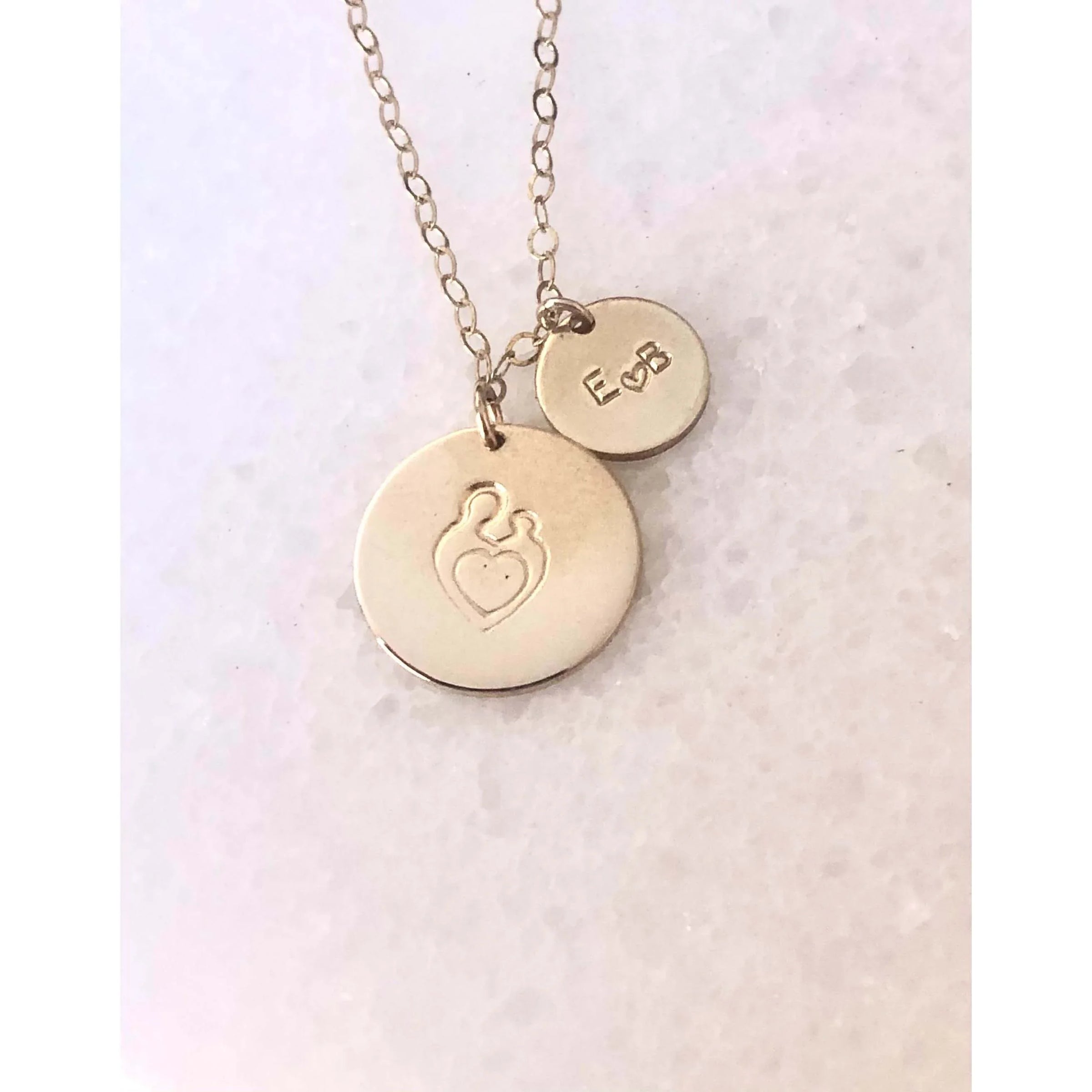 Mum And Baby Necklace-Deluxur