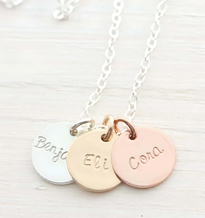 Palermo Three Metals Necklace-Deluxur