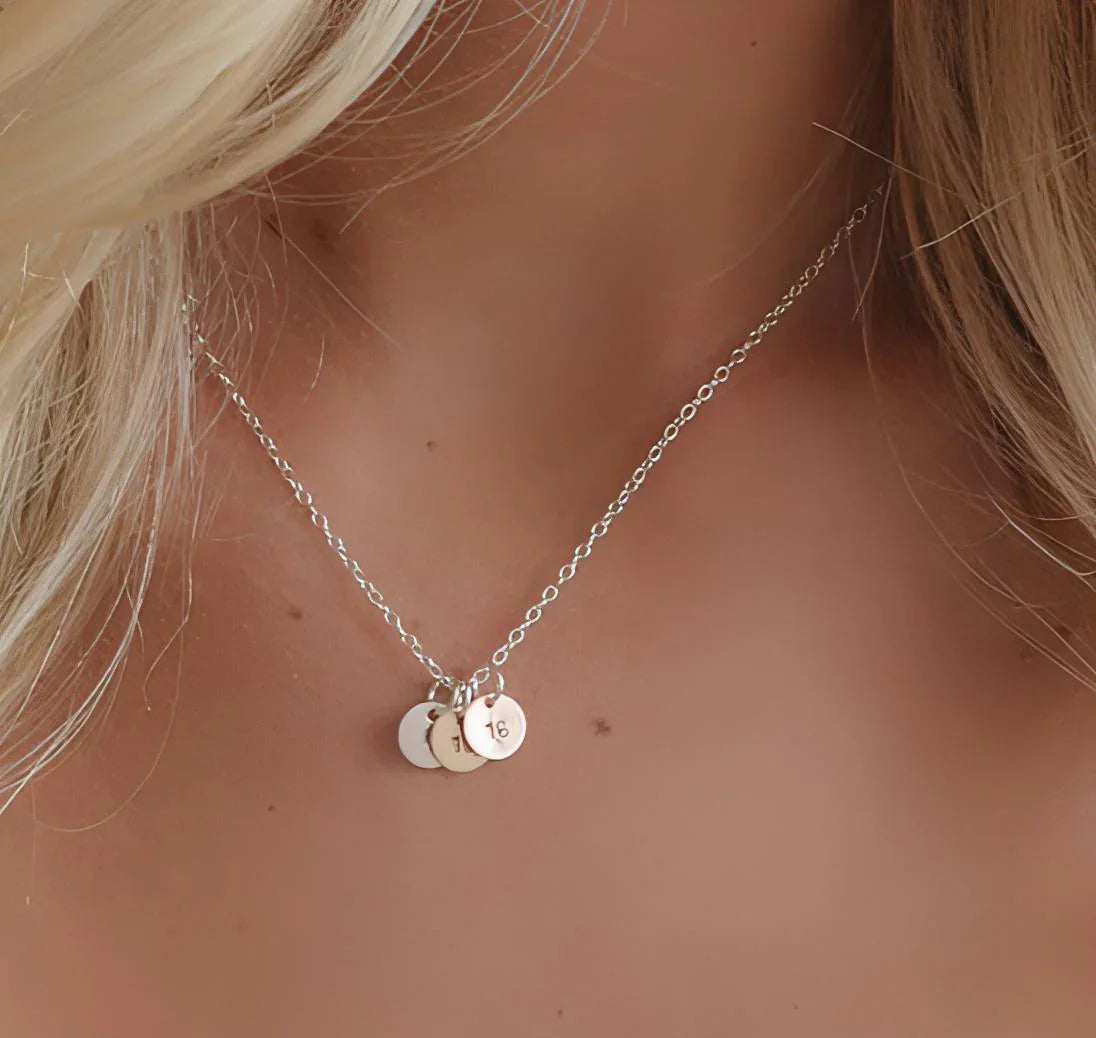 Palermo Three Metals Necklace-Deluxur