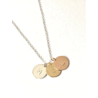 Palermo Three Metals Necklace-Deluxur