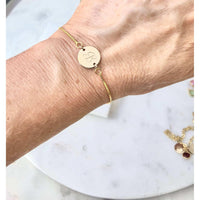 Personalised Adjustable Initial Bracelet-Deluxur