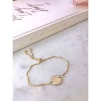 Personalised Adjustable Initial Bracelet-Deluxur