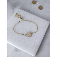 Personalised Adjustable Initial Bracelet-Deluxur