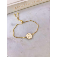 Personalised Adjustable Initial Bracelet-Deluxur