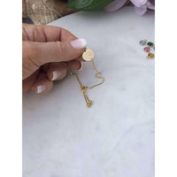 Personalised Adjustable Initial Bracelet-Deluxur