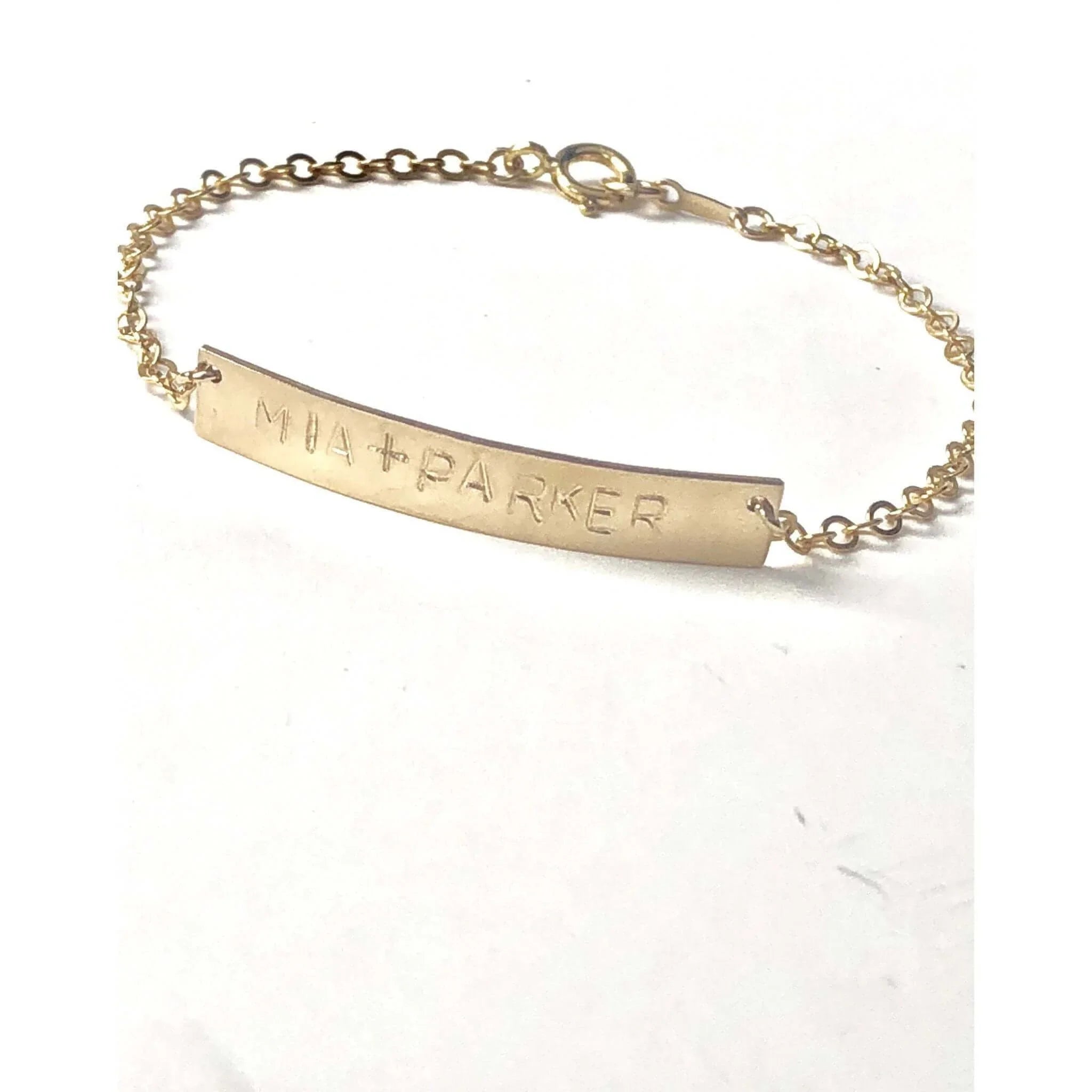 Personalised Bar Bracelet-Deluxur