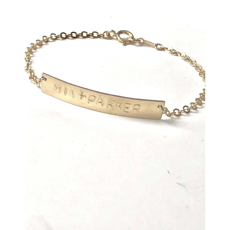 Personalised Bar Bracelet-Deluxur