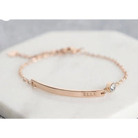 Personalised Bar Bracelet-Deluxur