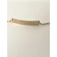 Personalised Bar Bracelet-Deluxur