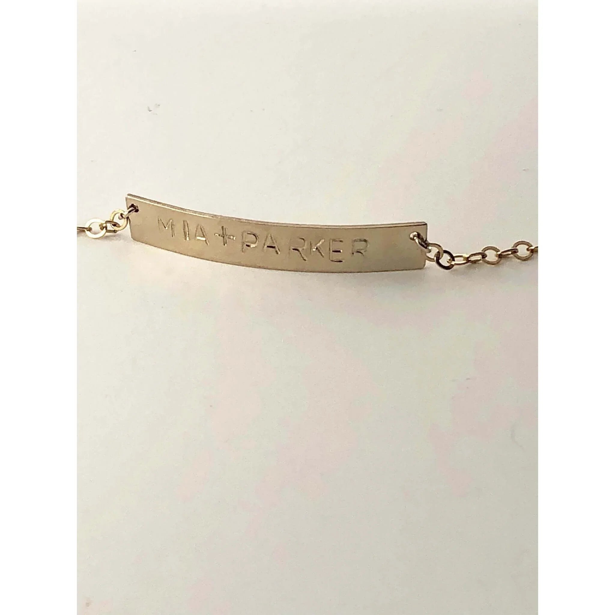 Personalised Bar Bracelet-Deluxur