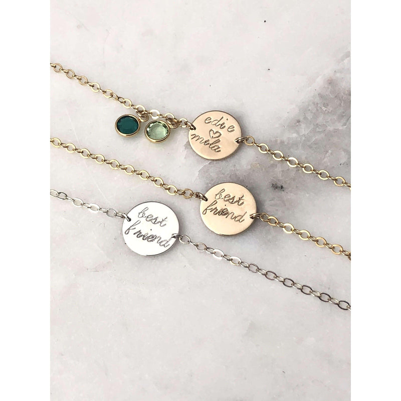 Personalised Birthstone Bracelet-Deluxur