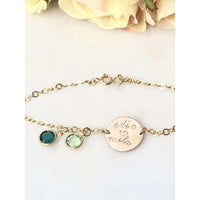 Personalised Birthstone Bracelet-Deluxur