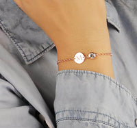 Personalised Birthstone Bracelet-Deluxur