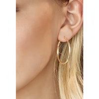 Personalised Birthstone Hoops Earrings-Deluxur