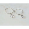 Personalised Birthstone Hoops Earrings-Deluxur