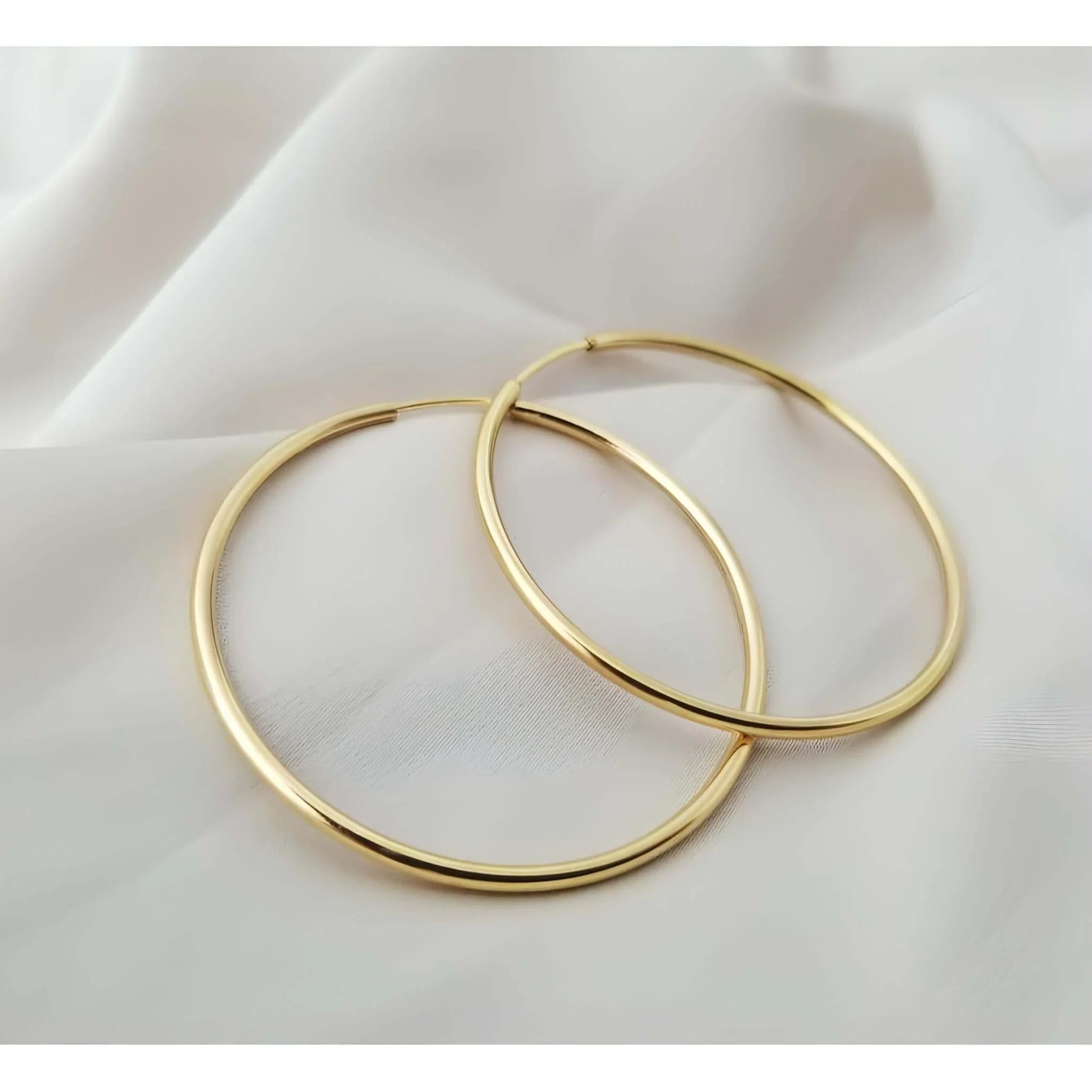 Personalised Birthstone Hoops Earrings-Deluxur