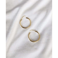 Personalised Birthstone Hoops Earrings-Deluxur