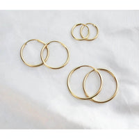 Personalised Birthstone Hoops Earrings-Deluxur