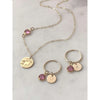 Personalised Birthstone Hoops Earrings-Deluxur