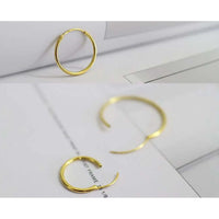 Personalised Birthstone Hoops Earrings-Deluxur