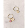 Personalised Birthstone Hoops Earrings-Deluxur