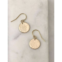 Personalised Hammered Earrings-Deluxur
