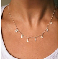 Personalised Letter Necklace-Deluxur