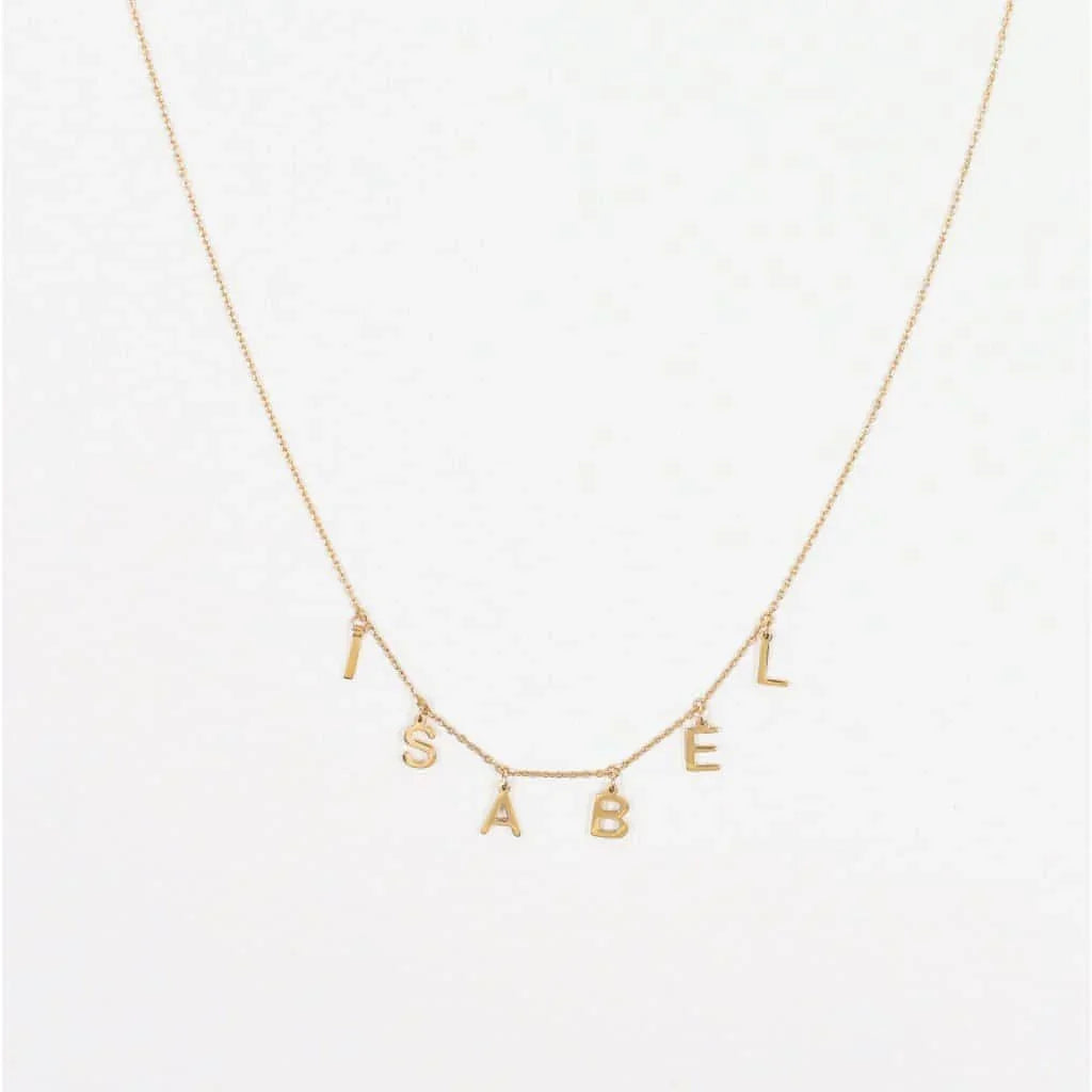 Personalised Letter Necklace-Deluxur