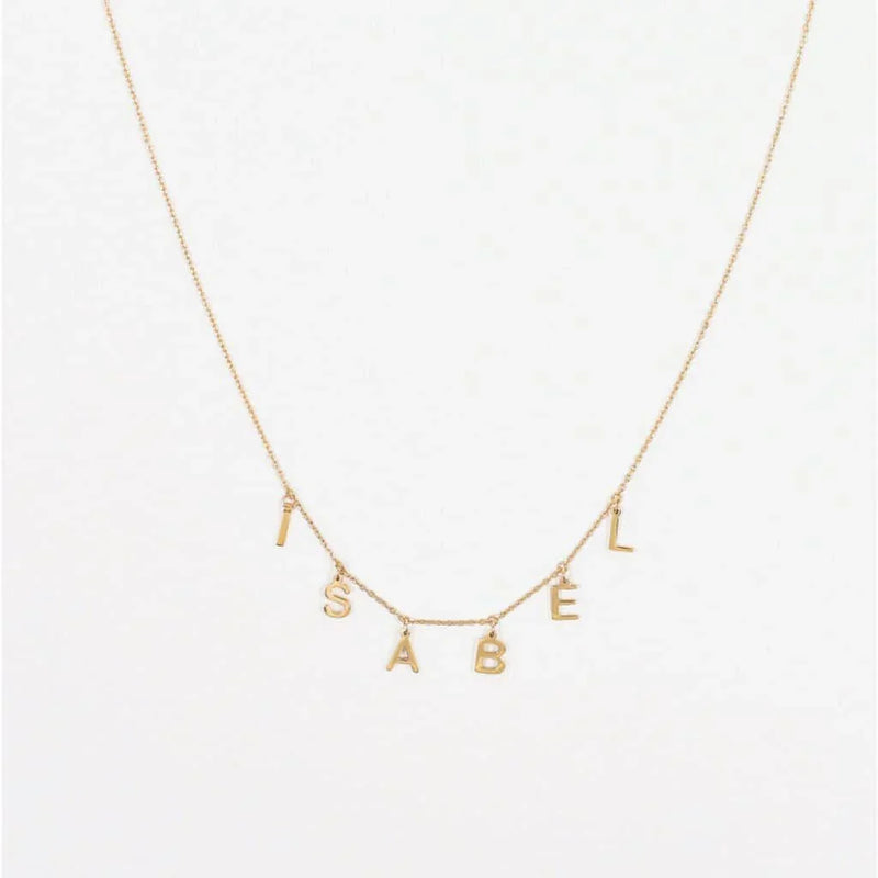 Personalised Letter Necklace-Deluxur