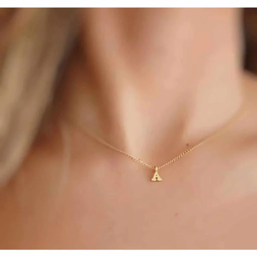 Personalised Letter Necklace-Deluxur
