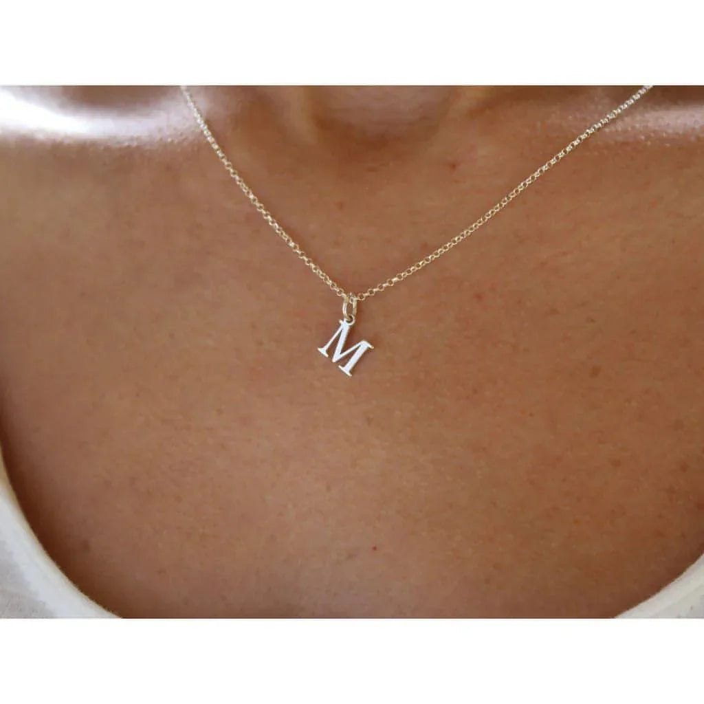 Personalised Letter Necklace-Deluxur